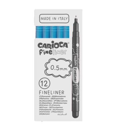 ROTUL. CARIOCA FINELINER CELESTE