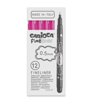ROTUL. CARIOCA FINELINER FUCSIA