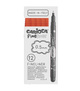 ROTUL. CARIOCA FINELINER NARANJA