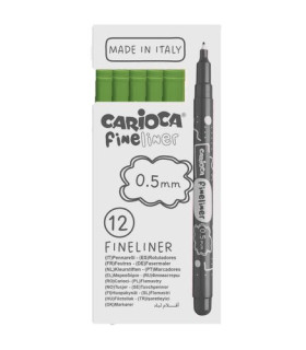 ROTUL. CARIOCA FINELINER VERDE