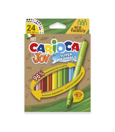 ROTUL.CARIOCA JOY ECO ESTUCHE 24