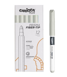 ROTUL.CARIOCA PLUS CAJA 12 GRIS