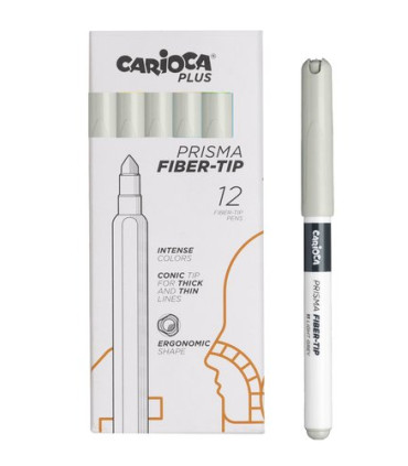 ROTUL.CARIOCA PLUS CAJA 12 GRIS