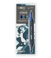 ROTUL.CARIOCA PLUS DOBLE P.COL.AZULES C/