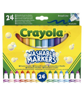 ROTUL.CRAYOLA LAVABLE P.MAXI CAJA 24