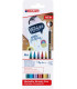 ROTUL.EDDING 1340 BRUSHPEN METAL P/6