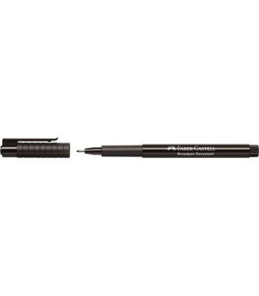 ROTUL.FABER-CASTELL BROADPEN NEGRO