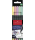 ROTULADOR FABER GRIP FINEPEN PACK 5 PAST