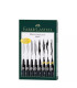 ROTUL.FABER PITT NEGRO ESTUCHE DE 8