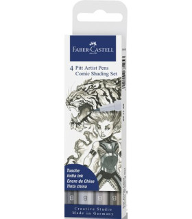 ROTUL.FABER PITT ARTIST GRIS P/4