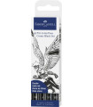 ROTUL.FABER PITT ARTIST NEGRO P/4