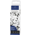 ROTUL.FABER PITT MANGA ESTUCHE DE 4