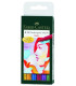 ROTULADOR FABER CASTELL PITT PEN B/6