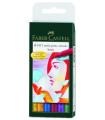 ROTULADOR FABER CASTELL PITT PEN B/6