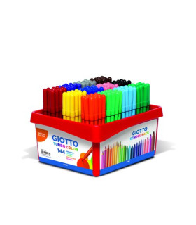 ROTUL.GIOTTO TURBO COLOR SCHOOL PACK 144