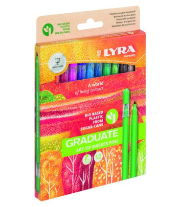 ROTUL.FIBRA LYRA GRADUATE ART TIP E/12