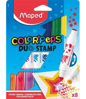 ROTUL.MAPED COLOR´PEPS DUO STAMP EST.8