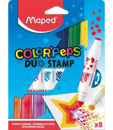 ROTUL.MAPED COLOR´PEPS DUO STAMP EST.8