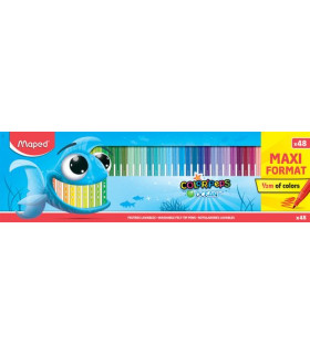 ROTUL.MAPED COLOR´PEPS OCEAN ESTUCHE 48