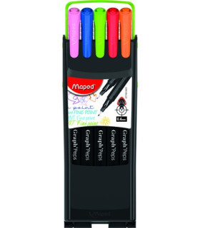 ROTUL.MAPED GRAPH PEPS ESTUCHE 10