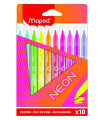 ROTUL.MAPED NEON ESTUCHE 10