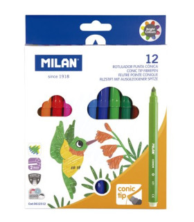 ROTUL.MILAN PUNTA CONICA ESTUCHE 12