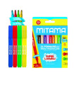 ROTULADOR MITAMA TRIANGULAR CAJA 24