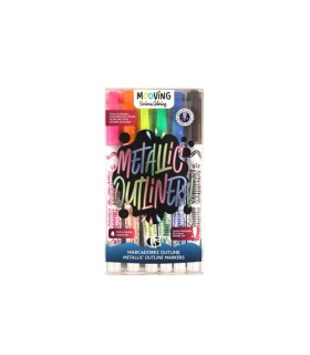 ROTUL.MOOVING COLORES MET.OUTLINER EST.6