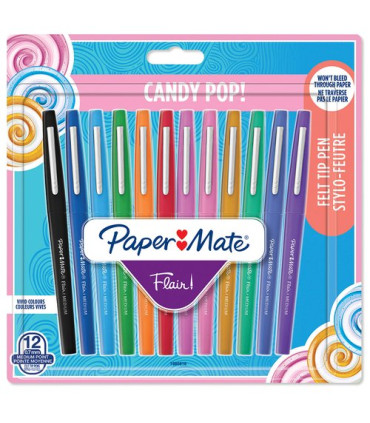 ROTUL.PAPER MATE CANDY POP SURT.B/12