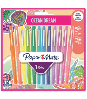 ROTUL.PAPERMATE FLAIR OCEAN EST./12