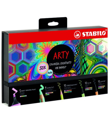 ROTUL.STABILO PEN 68&POINT 88 ARTY E/50