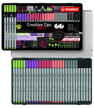 ROTUL.STABILO CREATIVE TIPS ARTY C/30