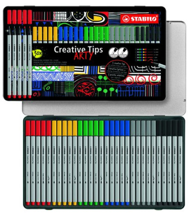 ROTUL.STABILO CREATIVE TIPS ARTY C/30