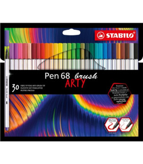 ROTUL.STABILO PEN BRUSH ARTY LINE  C/30