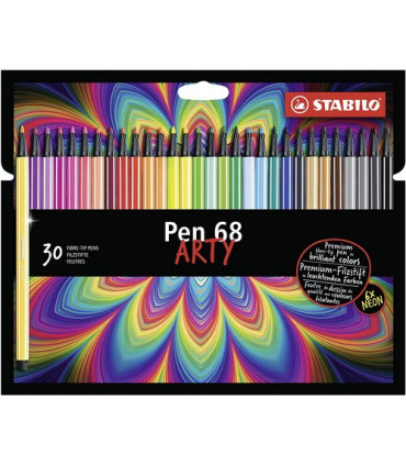 ROTUL.STABILO PEN 68 ARTY LINE C/30