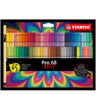 ROTUL.STABILO PEN 68 ARTY EST.CARTON 65