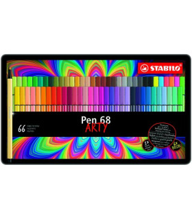 ROTUL.STABILO PEN 68 ARTY EST.METAL 66