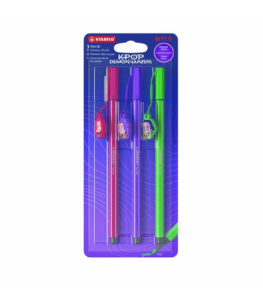 ROTUL.STABILO PEN 68 K-POP HUNTRIX BL.3
