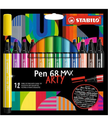 ROTUL.STABILO PEN 68 MAX ARTY LINE C/12