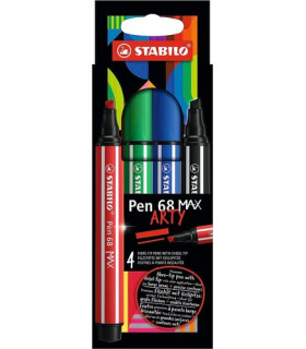 ROTUL.STABILO PEN 68 MAX ARTY LINE C/4