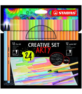 ROTUL.STABILO PEN 68&POINT 88 ARTY E/24