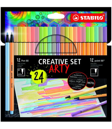 ROTUL.STABILO PEN 68&POINT 88 ARTY E/24