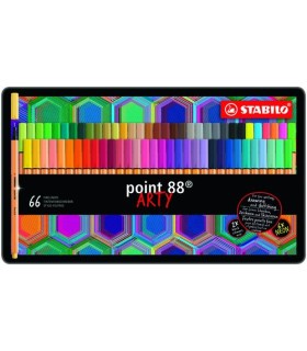 ROTUL.STABILO POINT 88 ARTY EST.METAL 66
