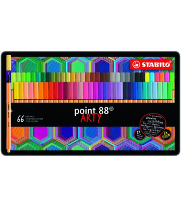 ROTUL.STABILO POINT 88 ARTY EST.METAL 66