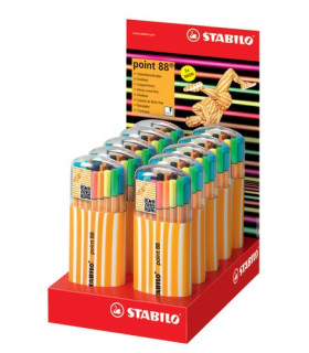 ROTUL.STABILO POINT 88 ESTUCHE 20 EXP.10