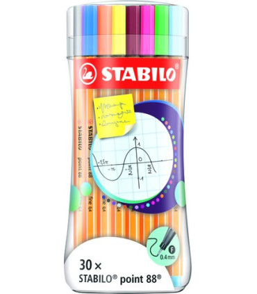 ROTUL.STABILO POINT 88 SLEEVE PACK E/30