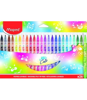 ROTUL.MAPED MINI CUTE ESTUCHE 24