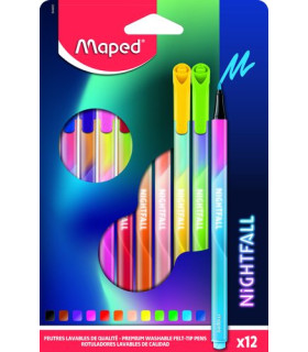 ROTUL.MAPED NIGHTFALL ESTUCHE 12