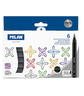 ROTUL. MILAN PUNTA PINCEL CAJA 6 MET