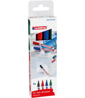ROTUL.EDDING 8400 para CD CAJA 4